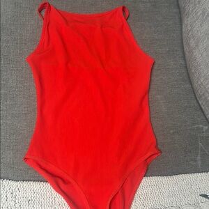 Top shop Red One Piece bodysuit